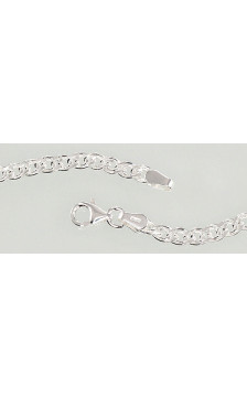 Sidabrinė grandinėlė Crandmother 3.1 mm , briaunų apdirbimas deimantu 2400077, Sidabras 925°