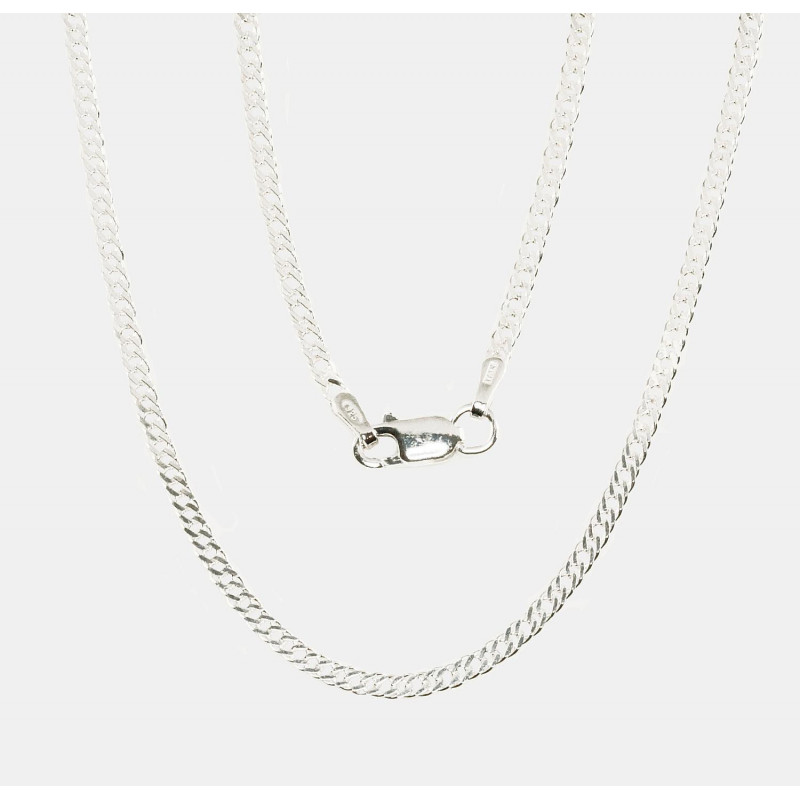 Silver chain Rombo 2 mm , diamond cut 2400079, Silver 925°