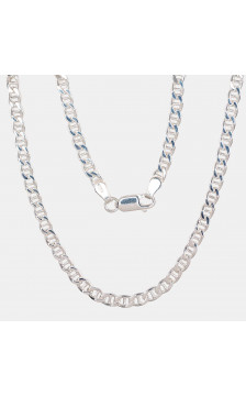 Sudraba ķēdīte Marina 3.9 mm , dimantu apstrādājums 2400080, Sudrabs 925°