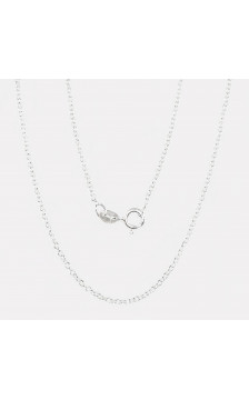 Silver chain Anchor round 1,1 mm 2400086, Silver 925°