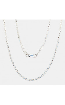 Hõbekett Anchor 2.1 mm , kantide teemanttöötlus 2400091, Hõbe 925°