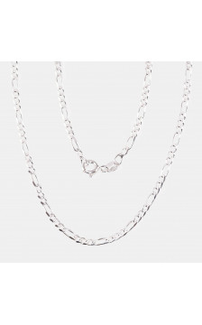 Silver chain Figaro 2,2 mm , diamond cut 2400105, Silver 925°