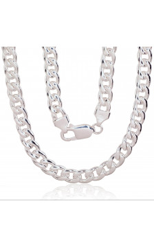 Sidabrinė grandinėlė Curb 7 mm 2400139, Sidabras 925°