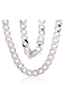 Sidabrinė grandinėlė Curb 7.5 mm 2400145, Sidabras 925°