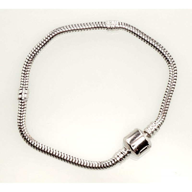 Silver bracelet 2600113(PRh-Gr), Silver 925°, Rhodium (Plating)