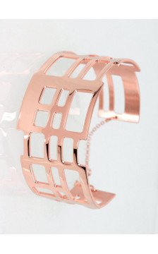 Silver bracelet 2600245(PAu-R), Silver 925°, red gold (Plating)