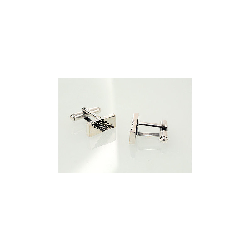 Silver cufflinks 2940019(POx-Bk), Silver 925°, oxide (Plating)