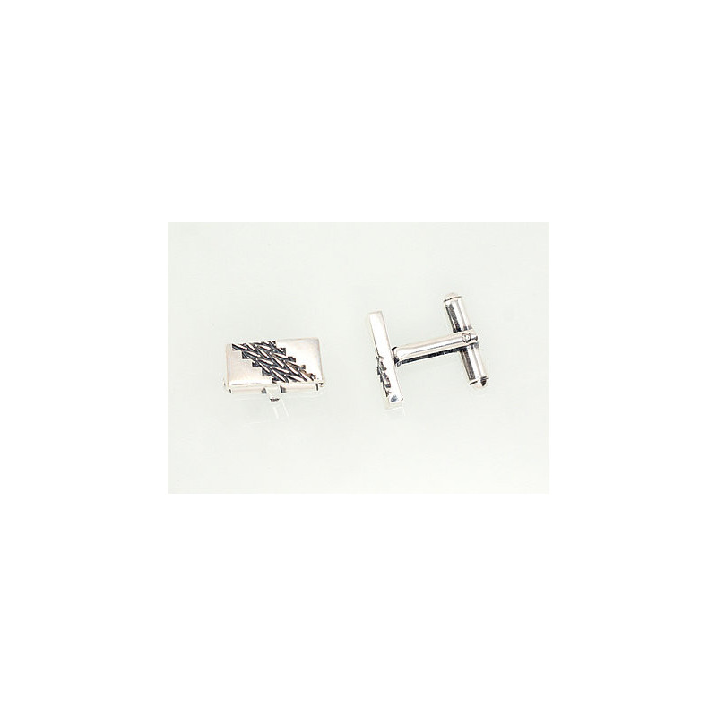 Silver cufflinks 2940019(POx-Bk), Silver 925°, oxide (Plating)