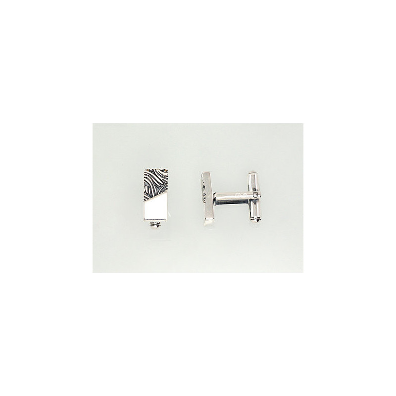 Silver cufflinks 2940020(POx-Bk), Silver 925°, oxide (Plating)