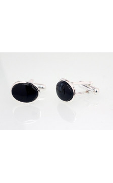 Silver cufflinks 2940034_ON, Silver 925°, Onix