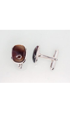 Silver cufflinks 2940035_AG, Silver 925°, Agate
