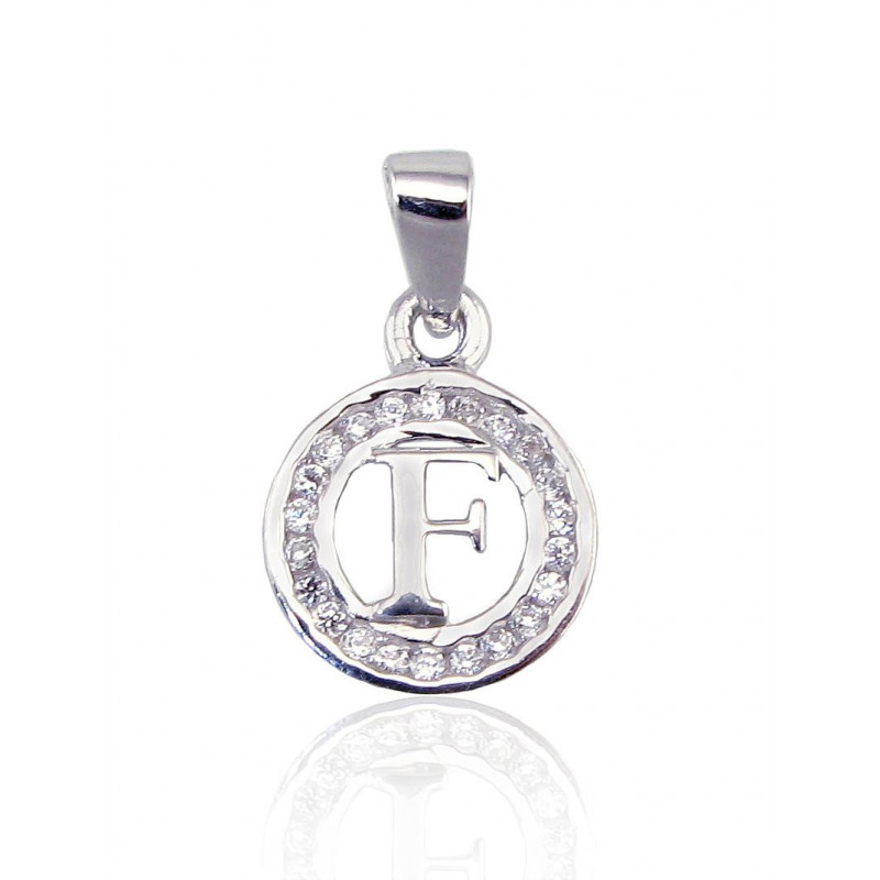 Sudraba kulons 2300327(PRh-Gr)_CZ, Sudrabs 925°, rodijs (pārklājums), Cirkoni