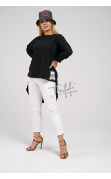 Cotton Taffi blouse Teddy black 3