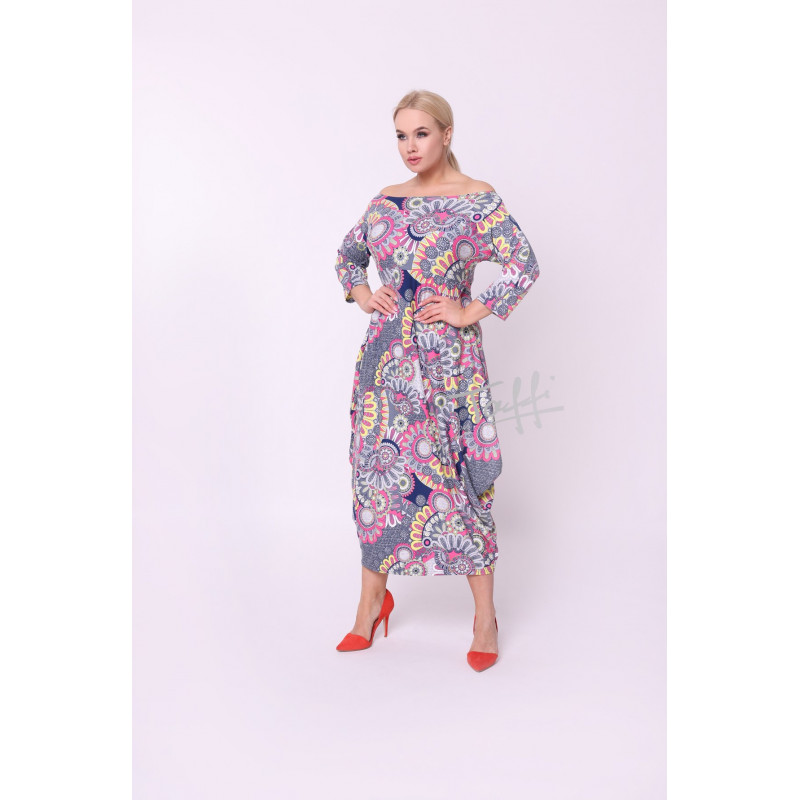 Viskozes TAFFI kleita flowers 6