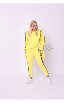 Cotton TAFFI jumper-parkka yellow 7