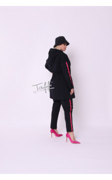 Puuvillane TAFFI kampsun-parkka black 8