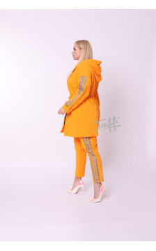 Puuvillane TAFFI kampsun-parkka orange 8