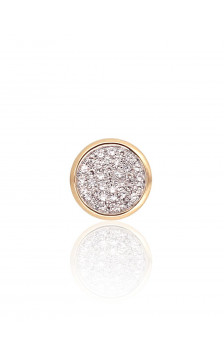 Zelta kulons 1300265(Au-Y+PRh-W)_DI, Dzeltenais Zelts 585°, rodijs (pārklājums) , Briljanti