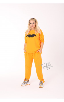 Cotton Taffi casual suit Orange 14