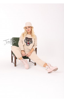 Kokvilnas Taffi ikdienas uzvalks Lion Beige 16