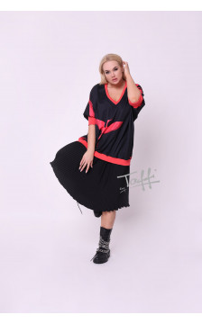 TAFFI blouse Bird Coral 18