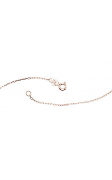 Zelta ķēdīte Enkurs 1.2 mm , dimantu apstrādājums 1400043(Au-R), Sarkanais Zelts 585°